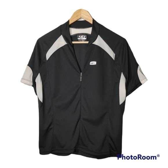 Louis Garneau Oreo 1/4 Zip Short Sleeve Bottle Pocket Reflect Cycling Jersey XXL - Picture 2 of 3